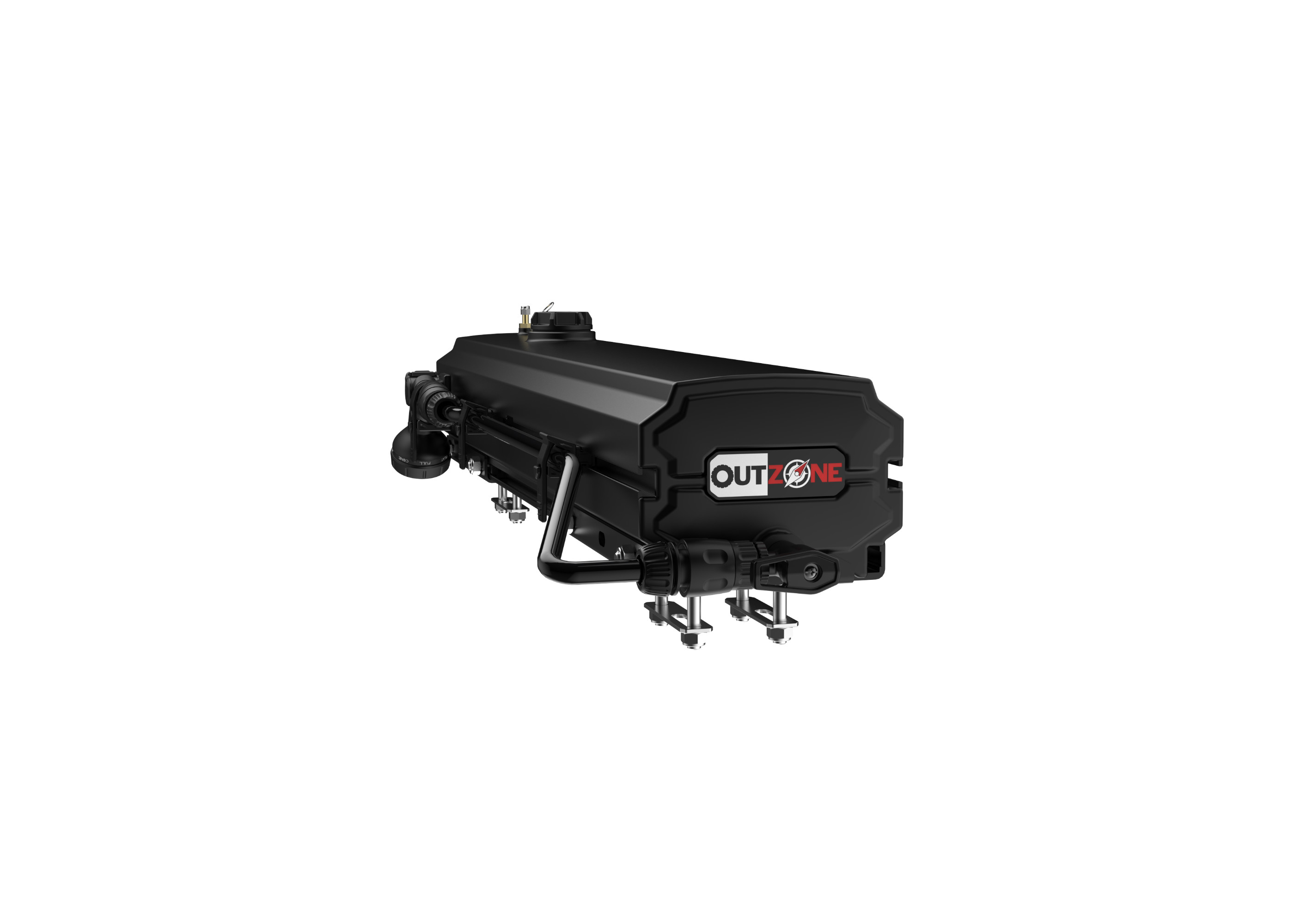 Aluminium Rooftop Water Storage Tanks 18L Included Mounting Hardware