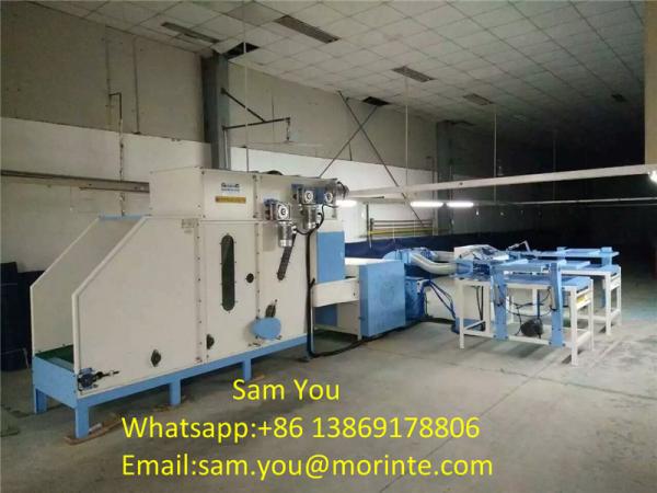 China Auto pillow filling machine two heads filler factory