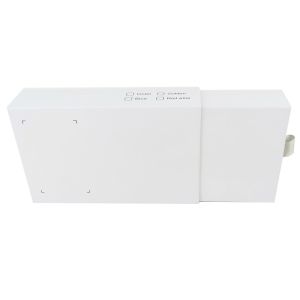 Glossy Cardboard Perfume Case Box Sliding With Metallic Silver Printing