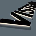 Bright Sign New Led Letters Wedding Sign Gold Color Custom Metal Backlit Sign