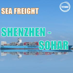 China Shenzhen to Sohar Oman global sea freight forwarding services Each Wed factory