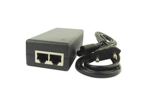 China PSE30W 10/100Mbps and Gigabit 30W IEEE802.3af/at compliant POE Injector factory
