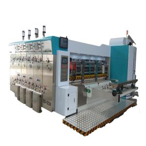 China Plc Control Corrugated Box Printing Machine Digital Paperboard Carton Flexo Slotting on sale