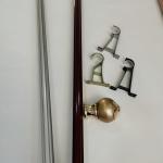 Anodizing Carving 6.3 Metres 26mm Bedroom Curtain Rods