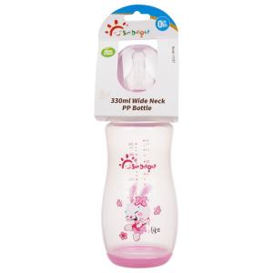 China 110℃~120℃ PP Arc 12oz 330ml Baby Nipple Bottle factory