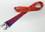 Heat Transfer Printing Card Holder Lanyard With Plastic Breakaway For Exhibition