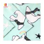 Cartoon Printed Velour Velvet Fabric 150gsm Polyester