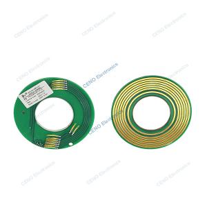 China PCB Pancake Slip Ring With USB Signal &amp; Inner Bore 46mm For Electric Devices factory