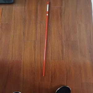 China Diameter 8.5mm FRP red rod for reflective marker stake applied in transportation and sports infrastructure factory