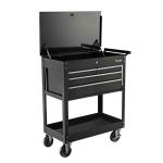 Black 4 Drawer Mechanics Rolling Tool Storage Cabinet