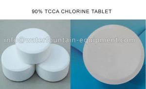 China 200g / Tablet Swimming Pool Chemicals Chlorine Tablet For Recycling Water factory