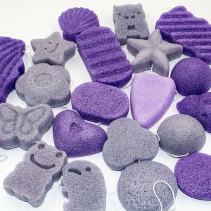 China Natural Biodegradable Organic Konjac Original Skincare Dead Skin Removal Sponge factory
