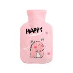Hot Water Pouch Warm Flannel Flocking Hand Warmer Filled Mini Explosion-proof
