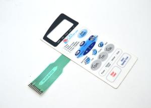 China Light Weight Flat Membrane Keyboard , Multi Color Pet Membrane Switch factory