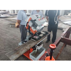 China 40mm Clamp 3400W Cold Beveling Plate Chamfering Machine on sale