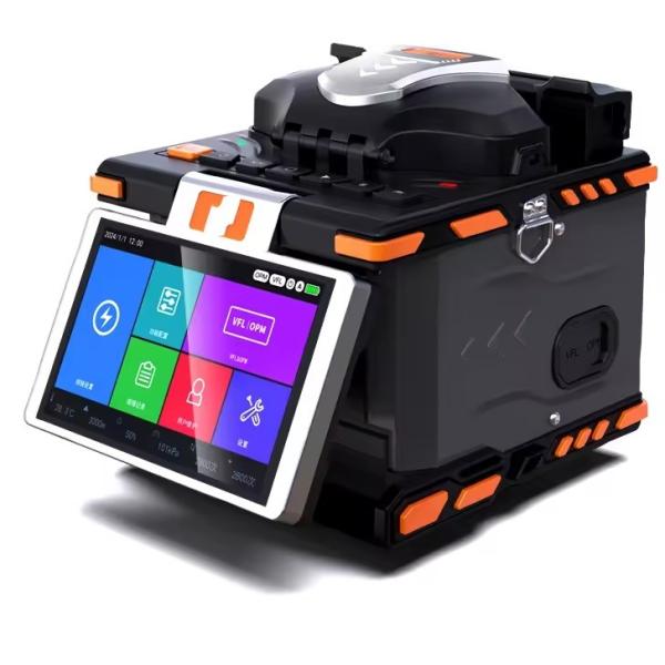 M5 Fiber Fusion Splicer 4 Motor Core Alignment Mini Optical Fiber Welding