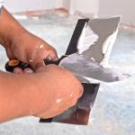 Construction Tools Drywall Putty Knife Stainless Steel Mirror Polish Blade