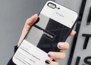 China Protective Trendy Adsorption Glass Tempered Phone Cases factory