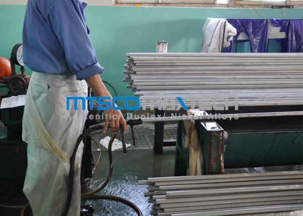 TP304 , TP316 Heat Exchanger Tube 6096mm Straight Length Austenitic Steel Boiler