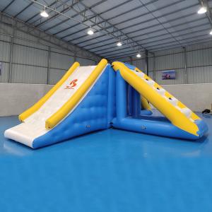 China Exciting Inflatable Water Sports 10 Person Blow Up Slide Tower factory