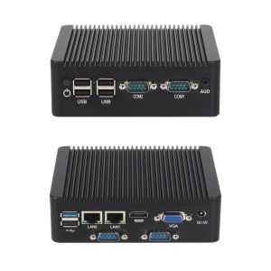 Dual LAN 4 COM Industrial Mini PC With Intel Celeron N2840 Processor And DDR3L