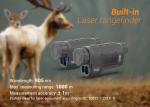 Thermal Imaging Laser Rangefinder Monocular Lithium Battery Powered