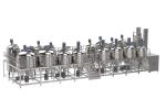Vacuum Hydraulic Lifting Toothpaste Making Machine For Emulsification