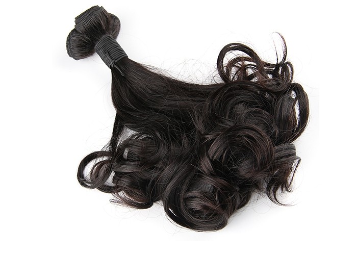 Egg Curl High Grade Virgin Human Hair Natrual Black Color 1b Can Be Dyed 8"-22"inch