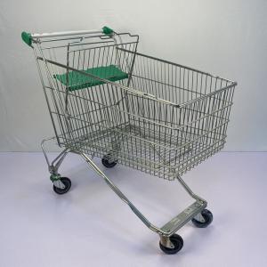 China Metal General 180L Store Shopping Cart CE Certificate Foldable Steel Shopping Cart factory