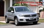 Stainless Steel Vehicle Running Boards For Volkswagen Tiguan , Long Wheel Base