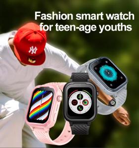 China Teenager HD Video Call 4G Gps Tracker Smart Watch D39 1.85 Inch Screen factory