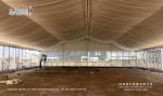 TFS Curve Marquee Dome Shape Outdoor Exhibition Tents For Wedding / Restaurant /