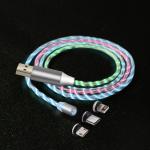 Fast Charge Visible LED Magnetic Charging Cable Fast Data Transmission