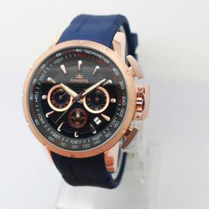 China 316L Multifunction Wrist Watch Quartz Analog Dual Time Watches factory