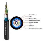 12 24 48 Core Duct Fiber Optic Cable , Light GYTS Steel Wire Armoured Cable