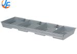 RK Bakeware China Foodservice NSF Commercial 9'' Pullman Loaf Pan / 4 Strap 5-5
