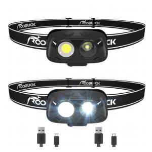 China Brightest Rechargeable Head Lamp Flashlight IP65 Mini Headlamp Work Light factory
