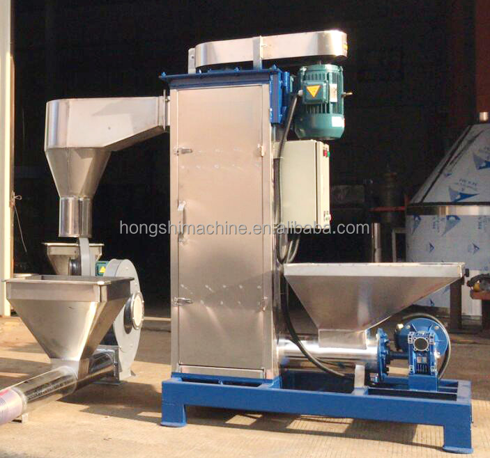 High quality stainless steel vertical plastic dryer machine / PVC flakes centrifugal plastic drying machine