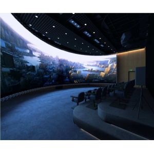 RGB Lightweight Flexible Video Wall , Multifunctional Curve LED Screen