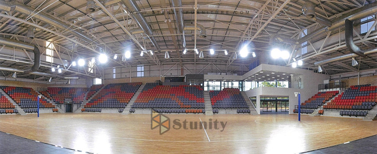 Auto Tip-Up UV Resistant HDPE Blow Molded Plastic Stadium Chair
