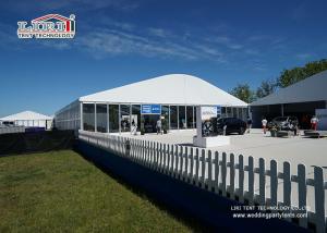 China White Wedding Party Marquee / Outdoor Clear Span Marquee Hire factory
