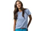 Blank Cotton Casual T Shirts and Tops For Women / O Neck Ladies Tee
