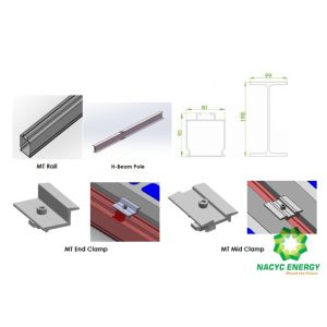 Patented Solar Ground Mount System Solar PV Module Mounting Structure