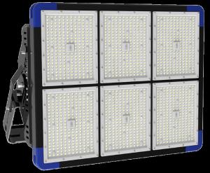 China 1080w High Power Led Stadium Lights / Industrial Flood Lights Outdoor factory