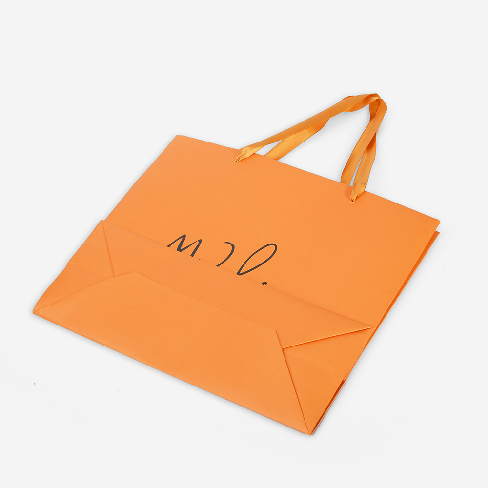 Custom Order Sealing Handle Hand Length Handle Paper Bag with Your Logo