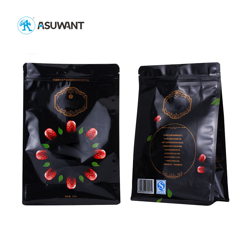 Resealable Stand Up Pouch Smell Proof Zipper Bags Edible Food Packaging