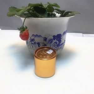 10ml Golden Round Recyclable Aluminum Cans 47*48mm Tea Packaging