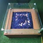Garden Furniture Corten Steel Fireplace Square Gas Heate Smokeless Fire Pits
