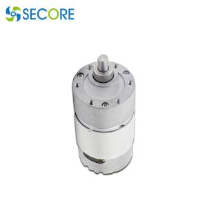 China Low Speed 37mm Brush Gear Reducer Motor For Smart Car Toy factory