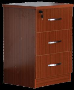 China Red Medical Hospital Bedside Table With Locking Drawer 500x450x760mm factory